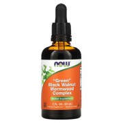 NOW Foods, комплекс із незрілим чорним горіхом і гірким полином, 59 мл (2 рідк. унції)